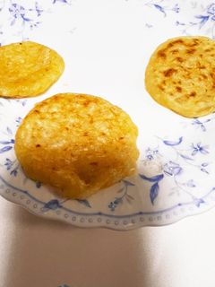 お粥とコーンとツナのおやき-レシピのメイン写真