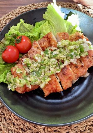 鶏むね肉の油淋鶏☆黄金比タレはコレ！-レシピのメイン写真