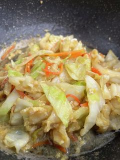 簡単たまごとじ④キャベツ-レシピのメイン写真