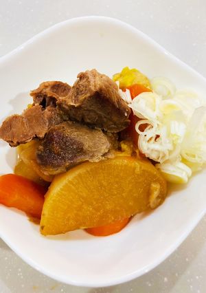 激ウマ!ホロっと豚カシラ煮込み-レシピのメイン写真