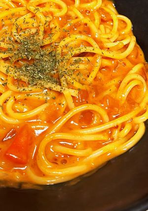 生クリーム消費トマトクリームパスタ-レシピのメイン写真