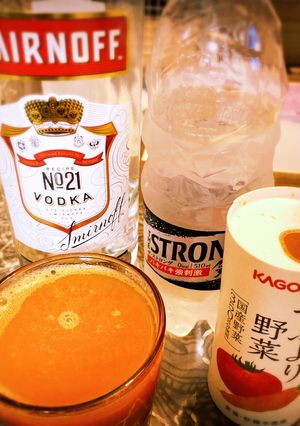 野菜ジュース割り(つぶより野菜)-レシピのメイン写真