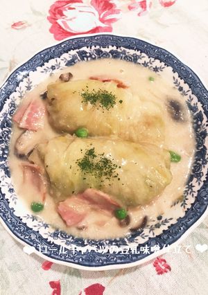 ロールキャベツの豆乳味噌仕立て♪-レシピのメイン写真
