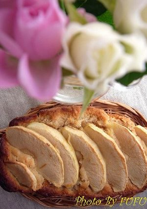 シンプルな林檎の焼きっぱなしケーキ-レシピのメイン写真