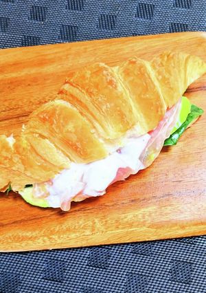 生ハムとアボカドのクロワッサンサンド-レシピのメイン写真