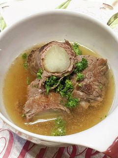 うどの牛肉巻き スープ仕立て-レシピのメイン写真