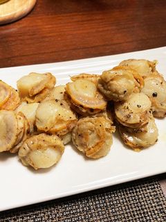 【オヤジのつまみ】ホタテのバター焼き-レシピのメイン写真
