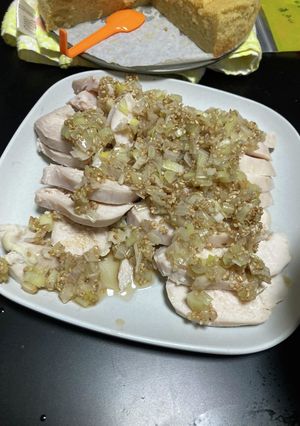 鶏胸肉で！ヘルシーゆで鶏-レシピのメイン写真