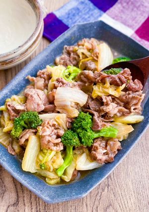 牛肉と白菜のオイスター煮♩-レシピのメイン写真