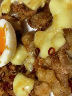 鶏皮ピリ辛チーズカリカリ焼き-レシピのメイン写真