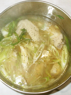 鶏手羽先スープ♪冬かぜに温まる漢方薬膳-レシピのメイン写真