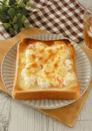 ポテトサラダのとろ～りチーズトースト-レシピのメイン写真