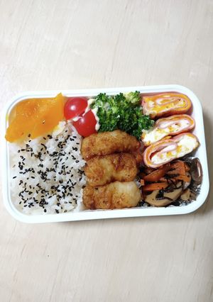 高校生のお弁当2022.2.24-レシピのメイン写真