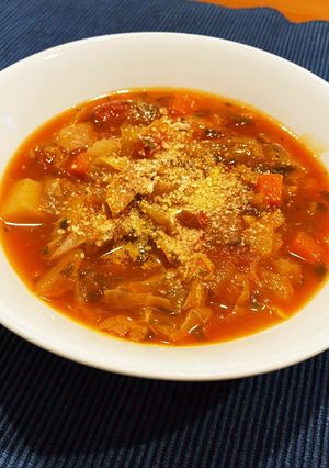 野菜たっぷり☆ワタシのミネストローネ-レシピのメイン写真