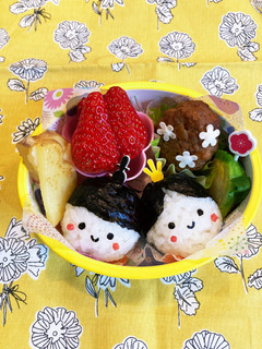 幼稚園年少 おひなさま お弁当-レシピのメイン写真
