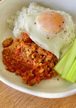 トマト缶とルーで簡単！キーマカレー-レシピのメイン写真