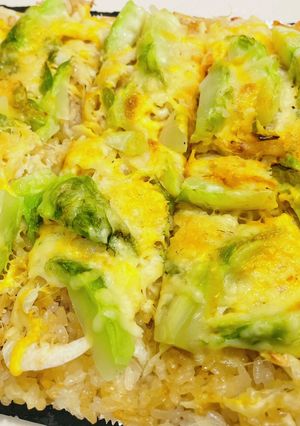 白海老と祝蕾のご飯ピザ-レシピのメイン写真