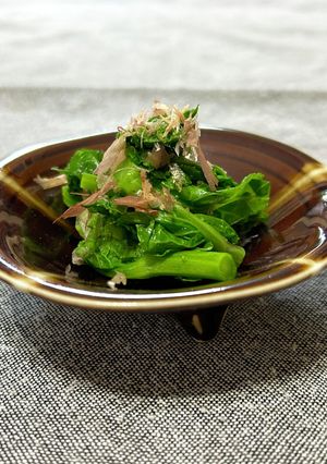 我が家の定番!菜の花おかか和え-レシピのメイン写真