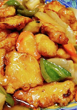 やわらか鶏胸肉と野菜の黒酢あん-レシピのメイン写真