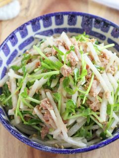 ごま油香る♡大根とツナの梅ポンサラダ-レシピのメイン写真