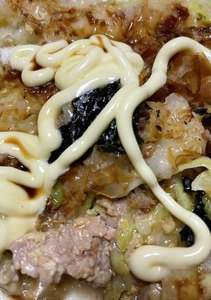 キャセロールで小麦粉ナシのお好み焼き-レシピのメイン写真