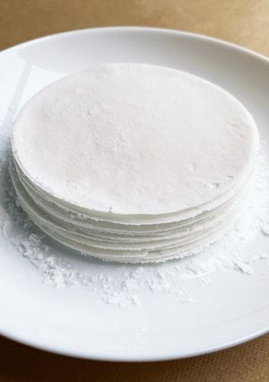簡単!米粉で作る餃子の皮!-レシピのメイン写真