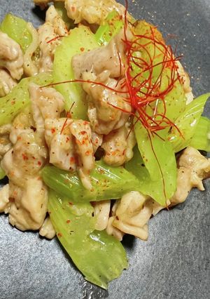 セセリとセロリのやみつき炒め-レシピのメイン写真