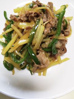 じゃがいもとピーマンの青椒肉絲風♡-レシピのメイン写真