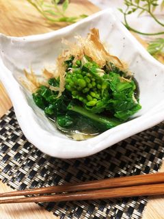 菜の花の柚子胡椒おひたし-レシピのメイン写真