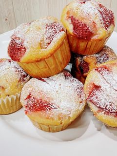 いちごマフィン-レシピのメイン写真