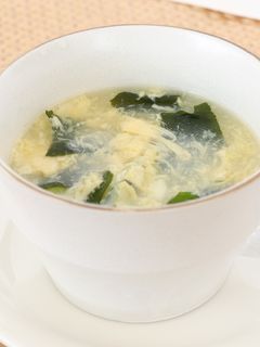 簡単!卵とわかめのスープ-レシピのメイン写真
