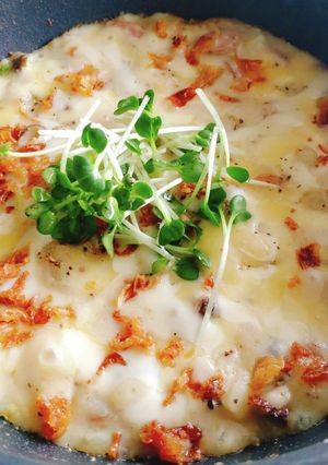 簡単★米粉カリカリ豆乳グラタン★冷凍白菜-レシピのメイン写真