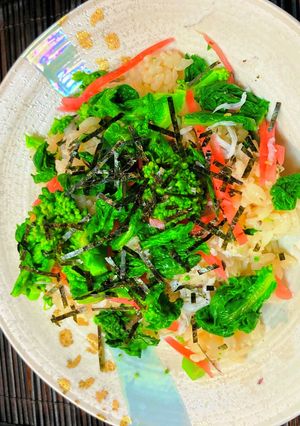 【野菜ソムリエ】春の花菜ご飯-レシピのメイン写真