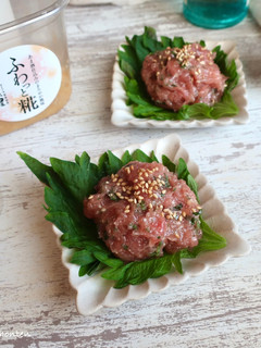 マグロのなめろう-レシピのメイン写真