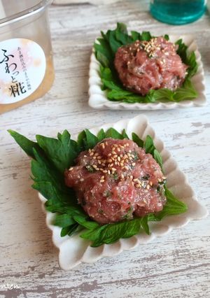 マグロのなめろう-レシピのメイン写真
