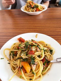 タコとトマトの和風パスタ-レシピのメイン写真