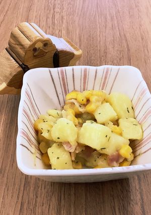 【大崎市】ポテトのチーズ煮【学校給食】-レシピのメイン写真