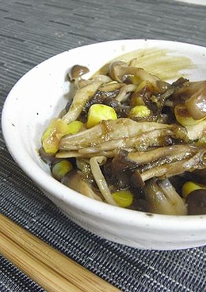 【お弁当】きのこの海苔佃煮炒め-レシピのメイン写真