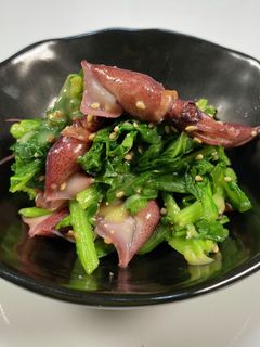 菜の花とホタルイカの酢味噌和え-レシピのメイン写真