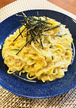 簡単☆ふわネバ納豆ラーメンサラダ-レシピのメイン写真
