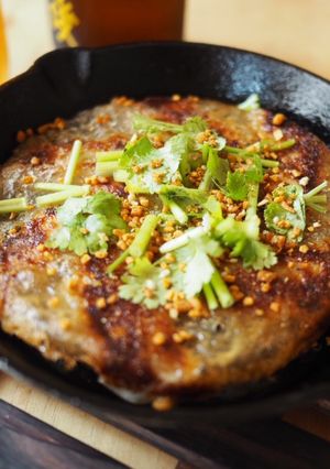 スキレットで簡単に！パリパリ羽根つき餃子-レシピのメイン写真