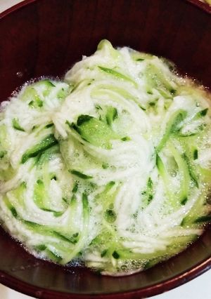 きゅうりと長いものズルズル-レシピのメイン写真
