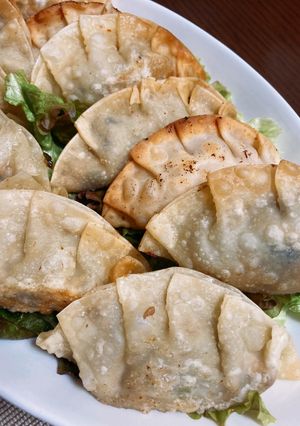 サバ缶deフライパン揚げ餃子-レシピのメイン写真