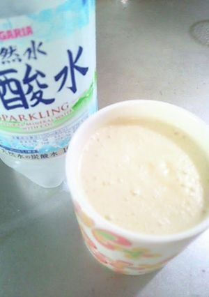 喉ごし爽やか♪甘酒炭酸割り-レシピのメイン写真