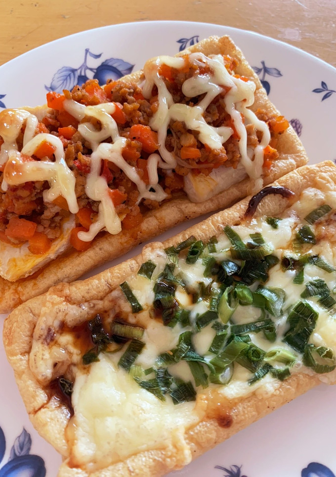油揚げで簡単ピザ風焼き-レシピのメイン写真
