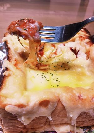 大葉香る♪ツナトマトのパングラタン-レシピのメイン写真