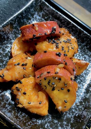 お弁当にも♪鶏胸肉と薩摩芋のソースがらめ-レシピのメイン写真