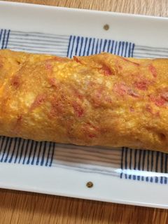 白だしで桜エビの卵焼き-レシピのメイン写真