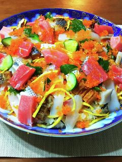 海鮮ちらし寿司 超減塩すし飯-レシピのメイン写真