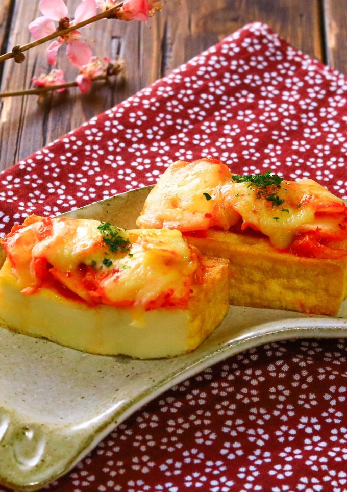 簡単厚揚げキムチーズ-レシピのメイン写真